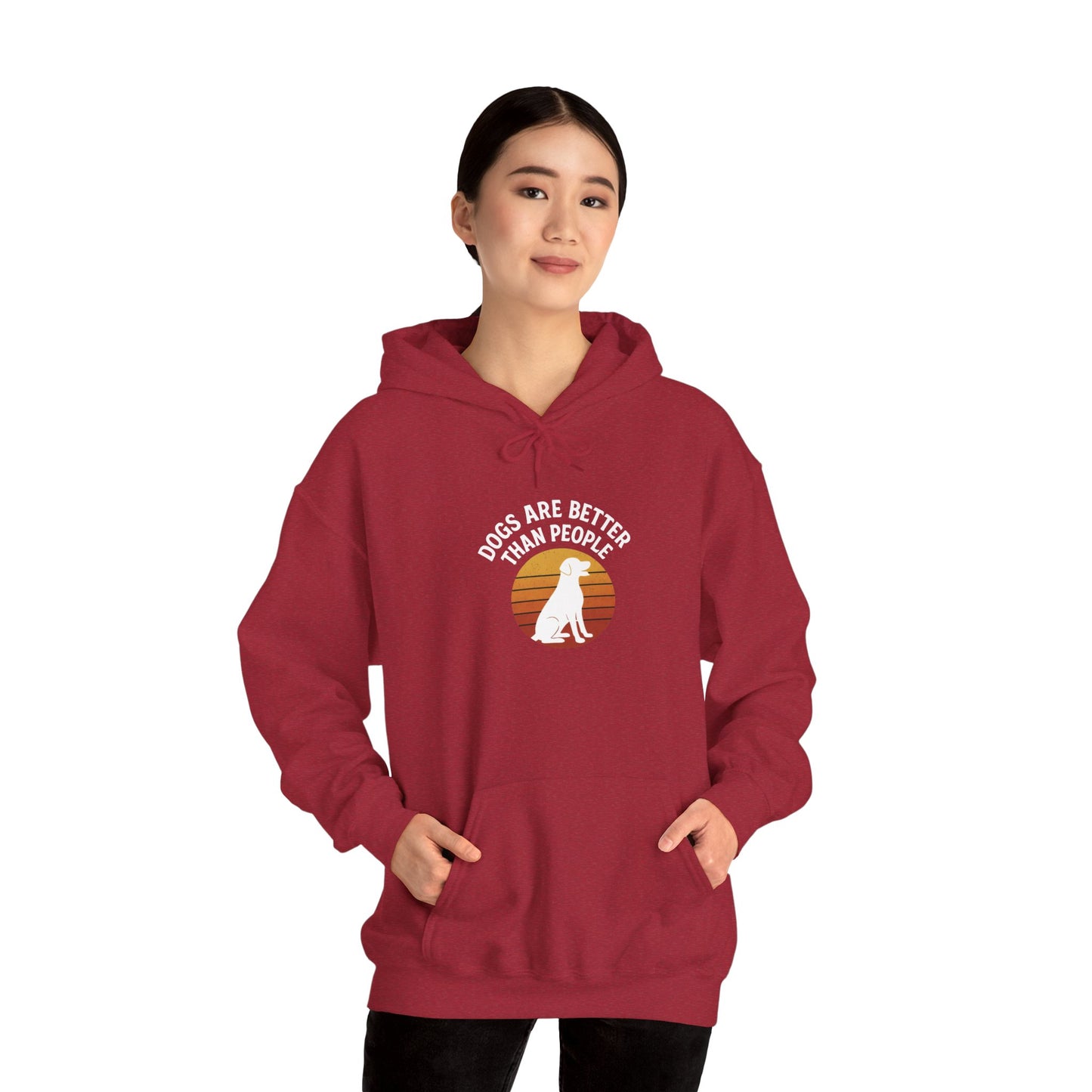 Retro Labrador Hoodie – Vintage Sunset Dog Lover Sweatshirt