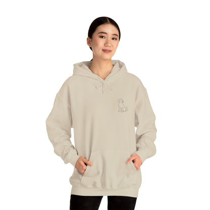 Minimal Dog Silhouette Hoodie – Simple Modern Pet Lover Sweatshirt