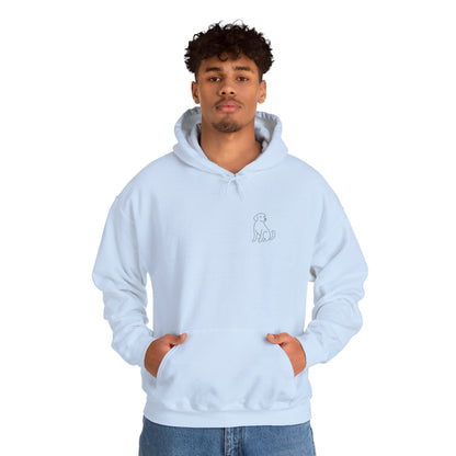 Minimal Dog Silhouette Hoodie – Simple Modern Pet Lover Sweatshirt