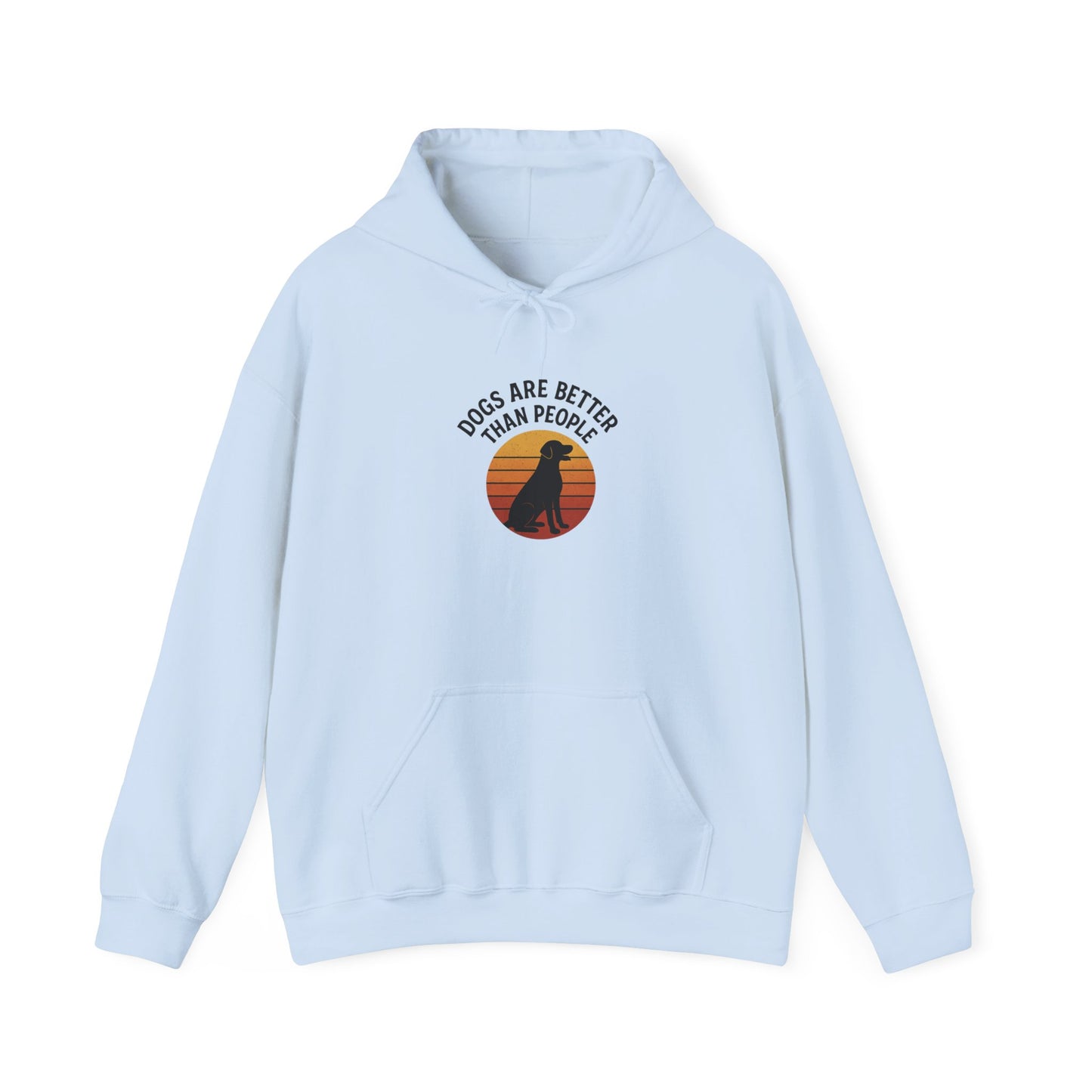 Retro Labrador Hoodie – Vintage Sunset Dog Lover Sweatshirt