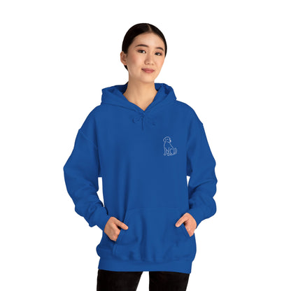 Minimal Dog Silhouette Hoodie – Simple Modern Pet Lover Sweatshirt