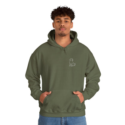 Minimal Dog Silhouette Hoodie – Simple Modern Pet Lover Sweatshirt