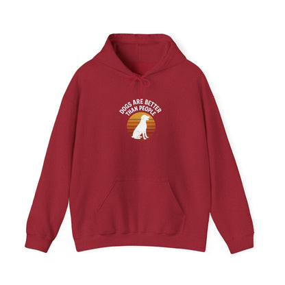 Retro Labrador Hoodie – Vintage Sunset Dog Lover Sweatshirt