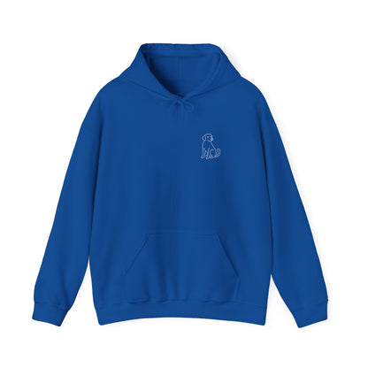 Minimal Dog Silhouette Hoodie – Simple Modern Pet Lover Sweatshirt