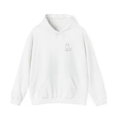 Minimal Dog Silhouette Hoodie – Simple Modern Pet Lover Sweatshirt