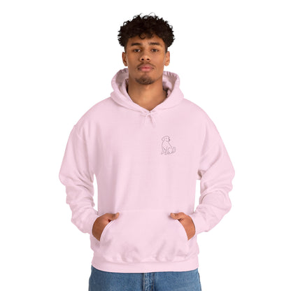 Minimal Dog Silhouette Hoodie – Simple Modern Pet Lover Sweatshirt