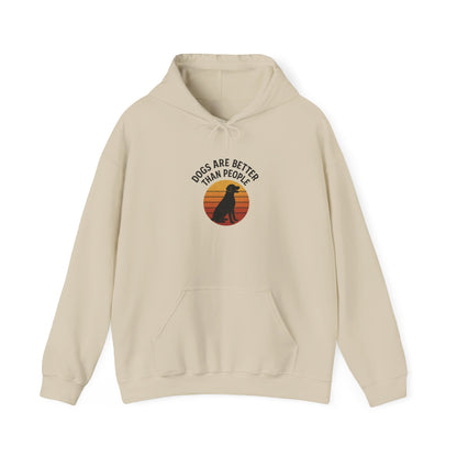 Retro Labrador Hoodie – Vintage Sunset Dog Lover Sweatshirt