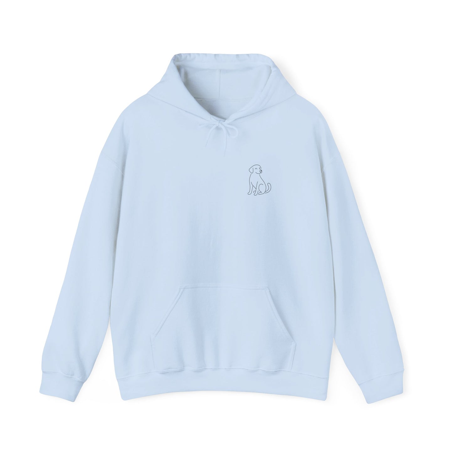 Minimal Dog Silhouette Hoodie – Simple Modern Pet Lover Sweatshirt