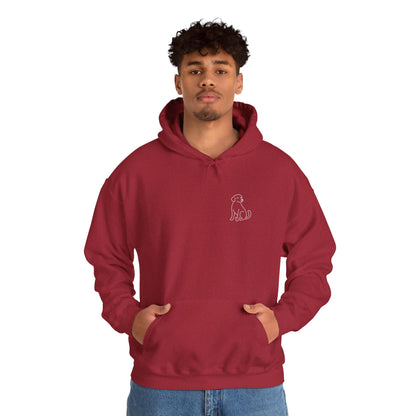 Minimal Dog Silhouette Hoodie – Simple Modern Pet Lover Sweatshirt