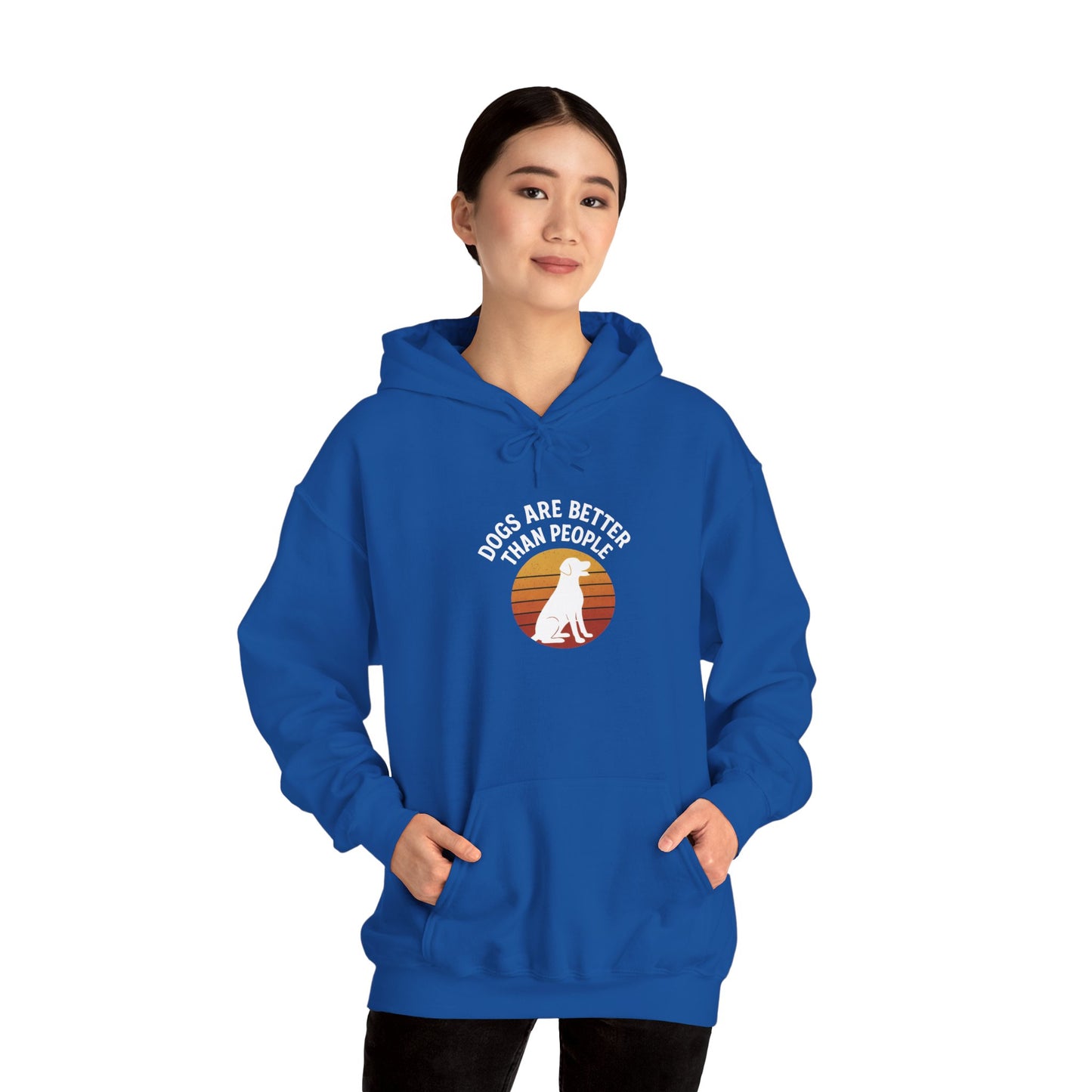 Retro Labrador Hoodie – Vintage Sunset Dog Lover Sweatshirt
